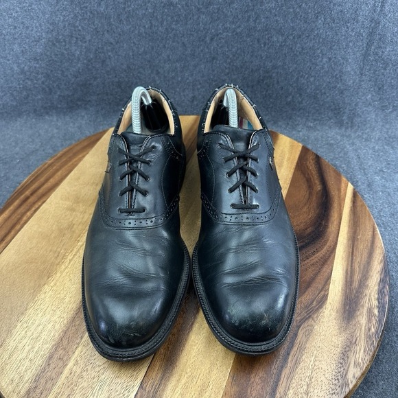 FootJoy Club Professionals 57007 Black Leather Spikeless Golf Shoes Men Size 10M main image 5